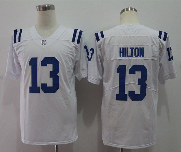 Men Indianapolis Colts #13 Hilton White Nike Vapor Untouchable Limited Player NFL Jerseys